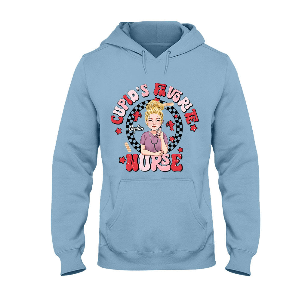 Cupid Lieblingskrankenschwester – Personalisiertes T-Shirt und Hoodie für Krankenschwestern