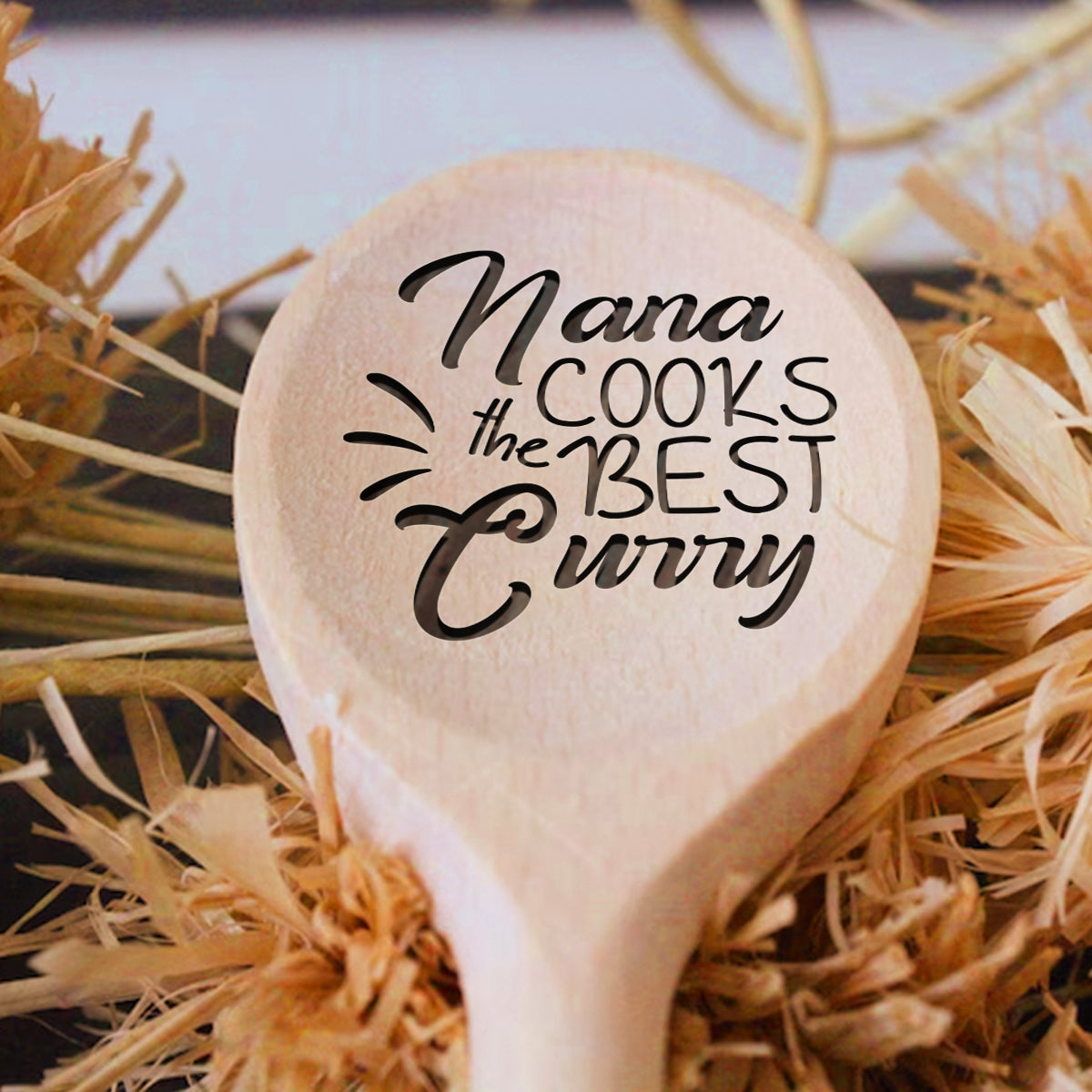 Mama/Oma/Mama... kocht das beste Essen – personalisierter Holzlöffel für Mütter