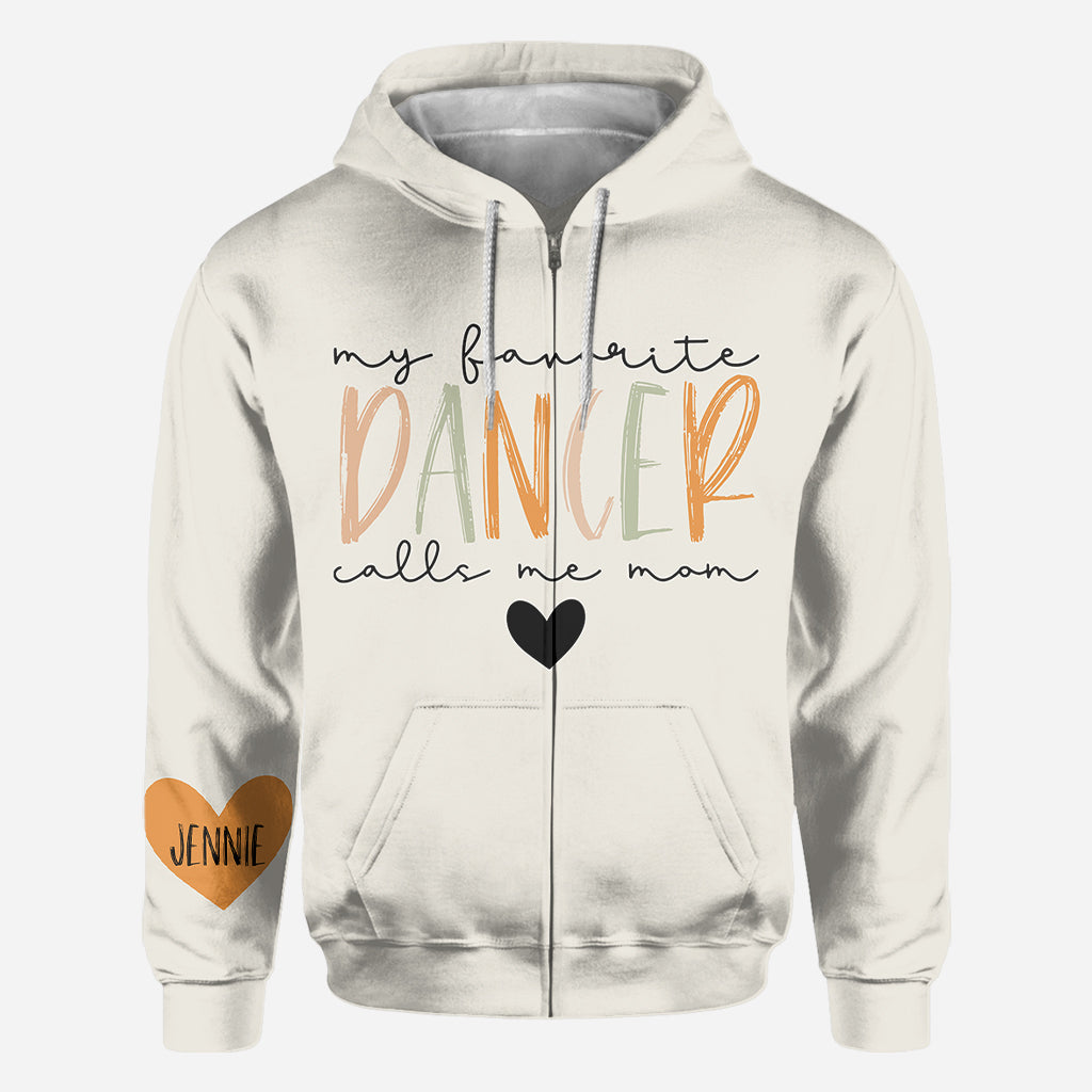 Meine Lieblingstänzerin nennt mich Mama – Personalisiertes Ballett-Shirt mit jedem Namen