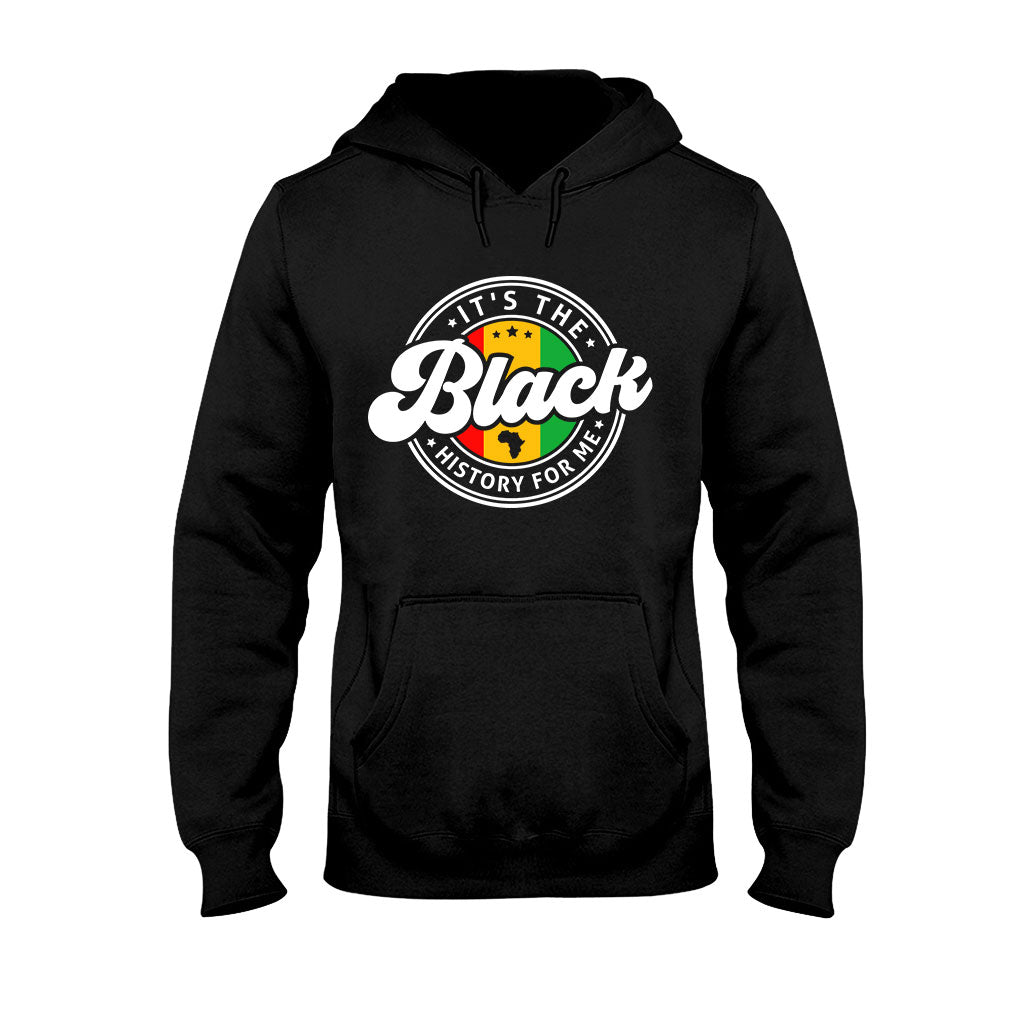 „It's The Black History For Me“ – personalisiertes T-Shirt und Hoodie für Afroamerikaner