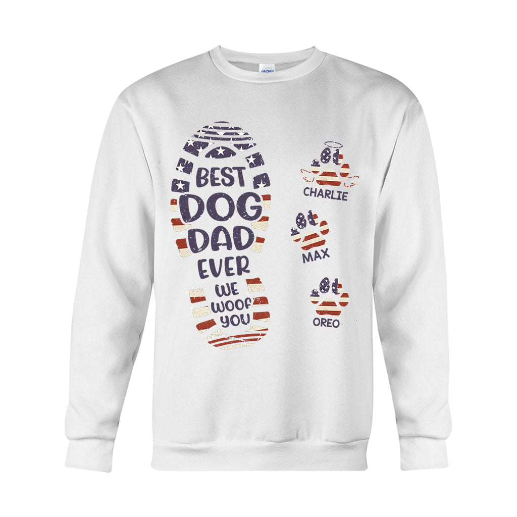 Alles Gute zum Vatertag an den besten Hunde-/Katzenpapa – personalisiertes Vater-T-Shirt und Hoodie