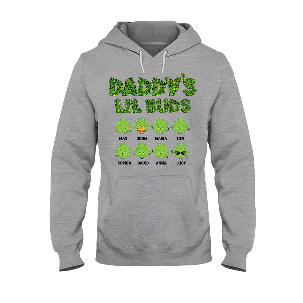Daddy's Lil Buds – Personalisiertes Weed-T-Shirt und Hoodie