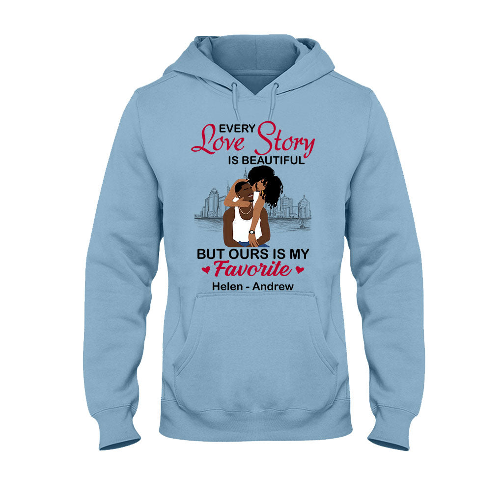 Our Story Is My Favorite - Personalized African American T-shirt And Hoodie
