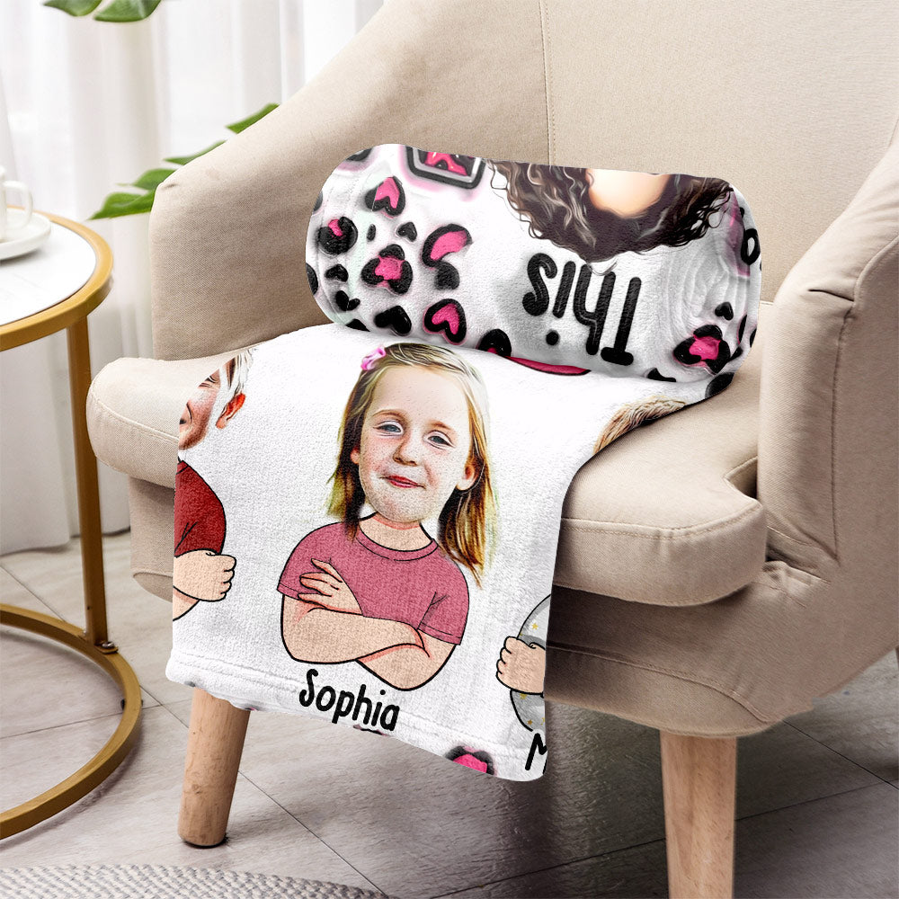 Diese Mama gehört - Personalisierte Mutterdecke