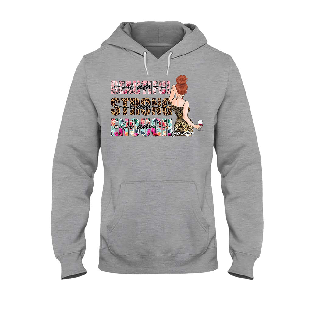 Positive Affirmationen zur Selbstliebe – Personalisiertes T-Shirt und Hoodie