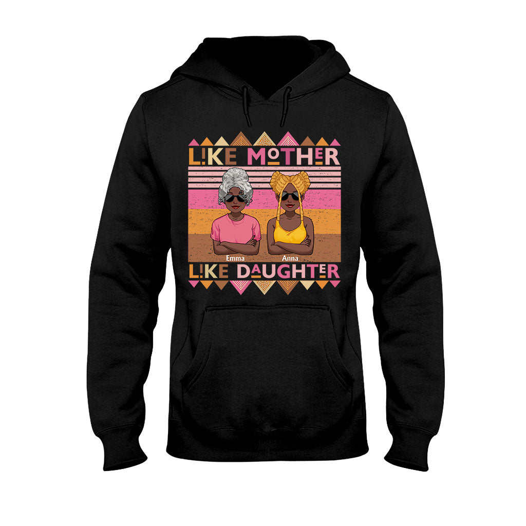 Wie die Mutter, so die Tochter – Personalisiertes T-Shirt und Hoodie für Afroamerikanerinnen