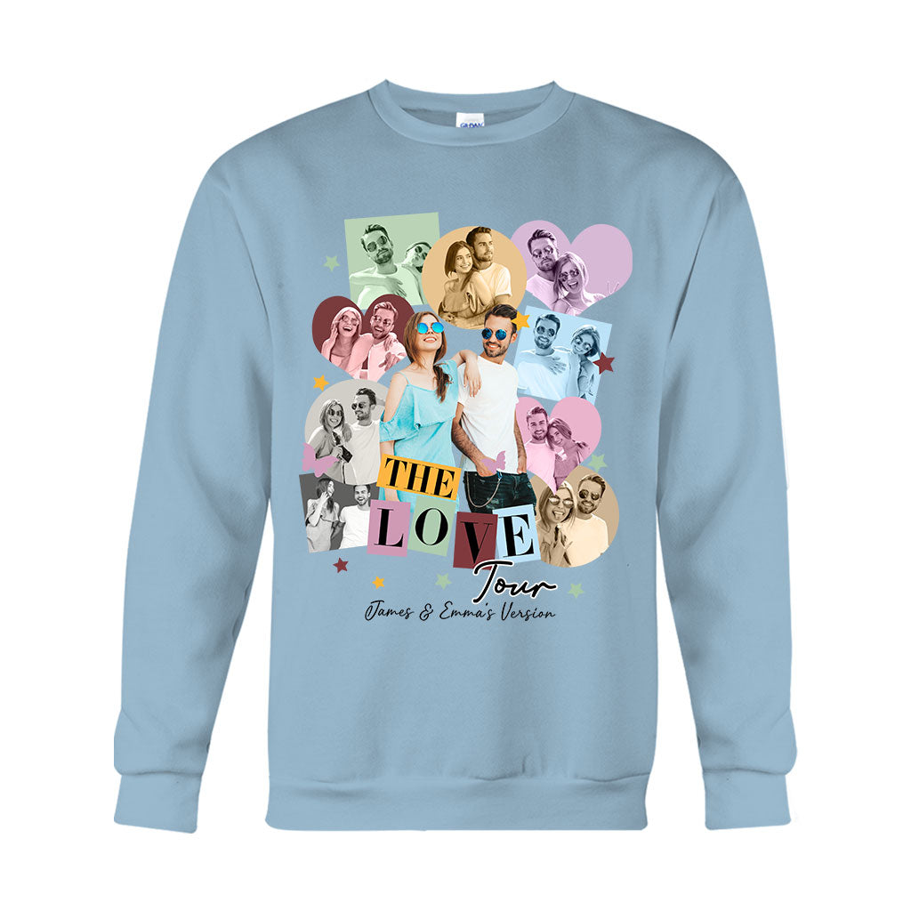 Die Love Tour – Unsere Version – Personalisiertes Partner-T-Shirt und Hoodie