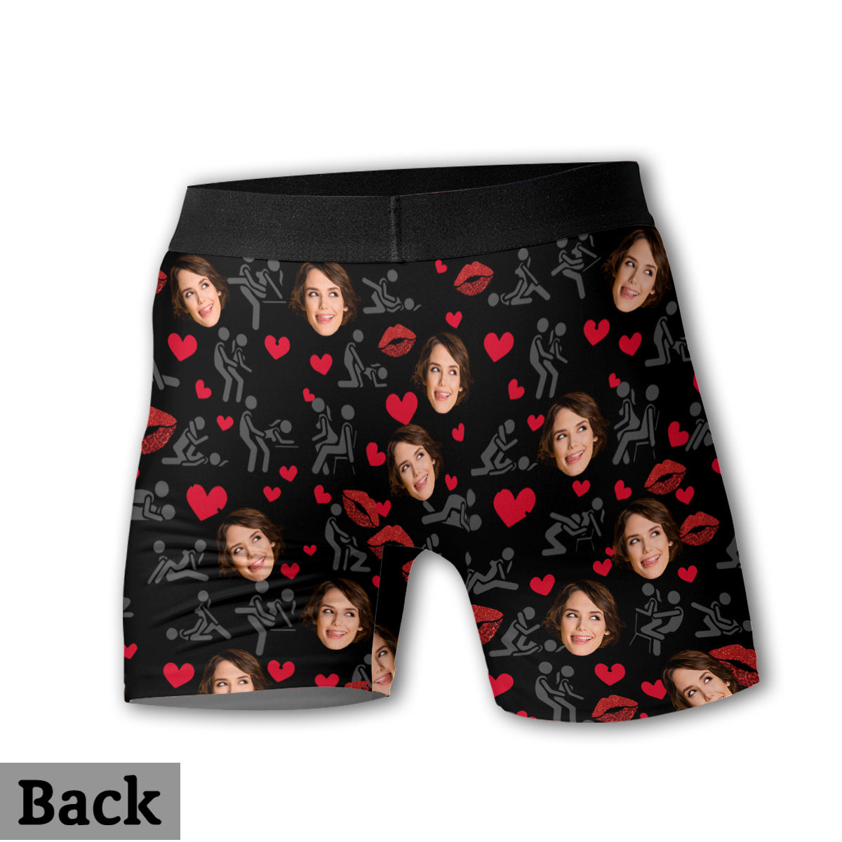 Ich hab's abgeleckt, also gehört's mir – personalisierte Slips für Paare (Damen) und Boxershorts für Herren