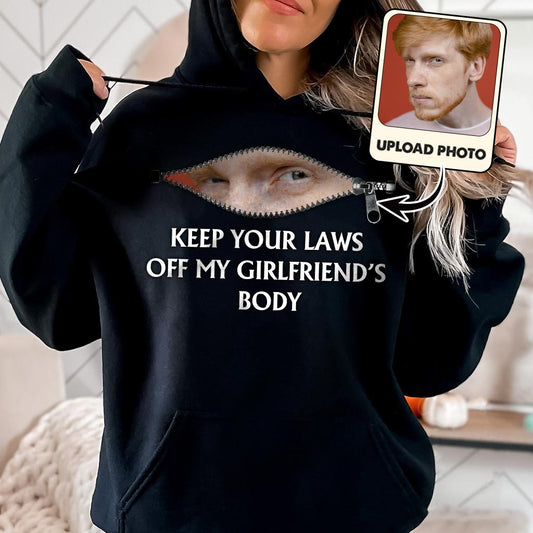 Haltet euch von den Gesetzen fern – personalisiertes T-Shirt für Paare