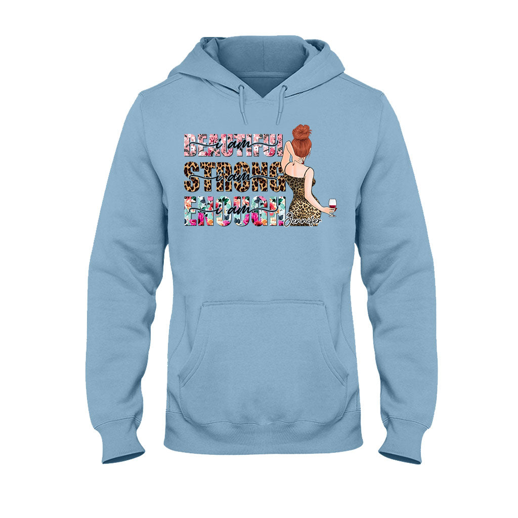 Positive Affirmationen zur Selbstliebe – Personalisiertes T-Shirt und Hoodie
