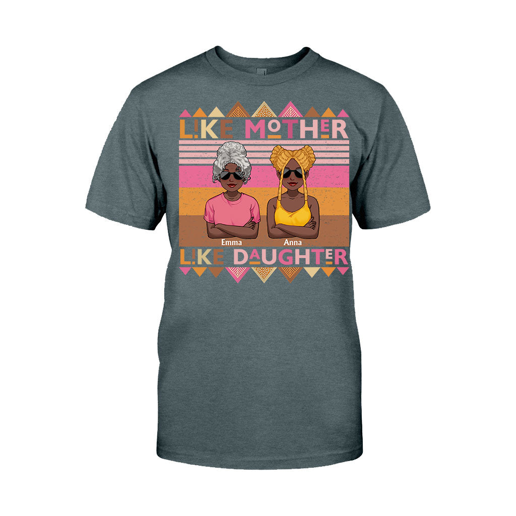 Wie die Mutter, so die Tochter – Personalisiertes T-Shirt und Hoodie für Afroamerikanerinnen