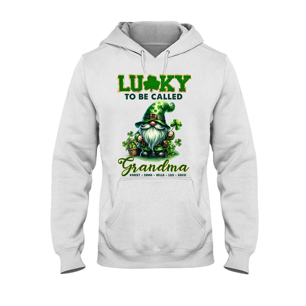 Glücklich, Nana/Mimi genannt zu werden... - Personalisiertes Oma-T-Shirt und Hoodie