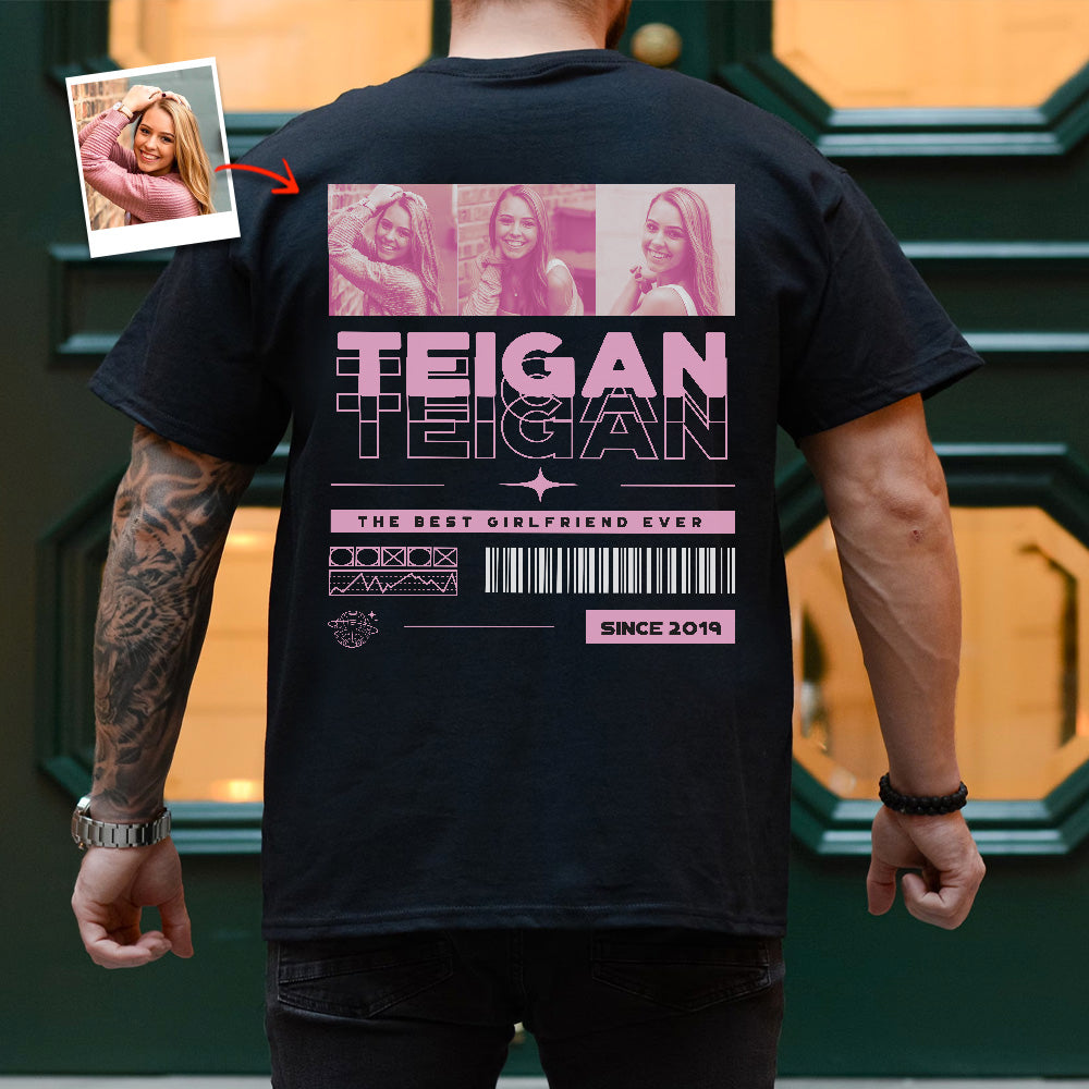 Meine Freundin – Personalisiertes Partner-T-Shirt und Hoodie