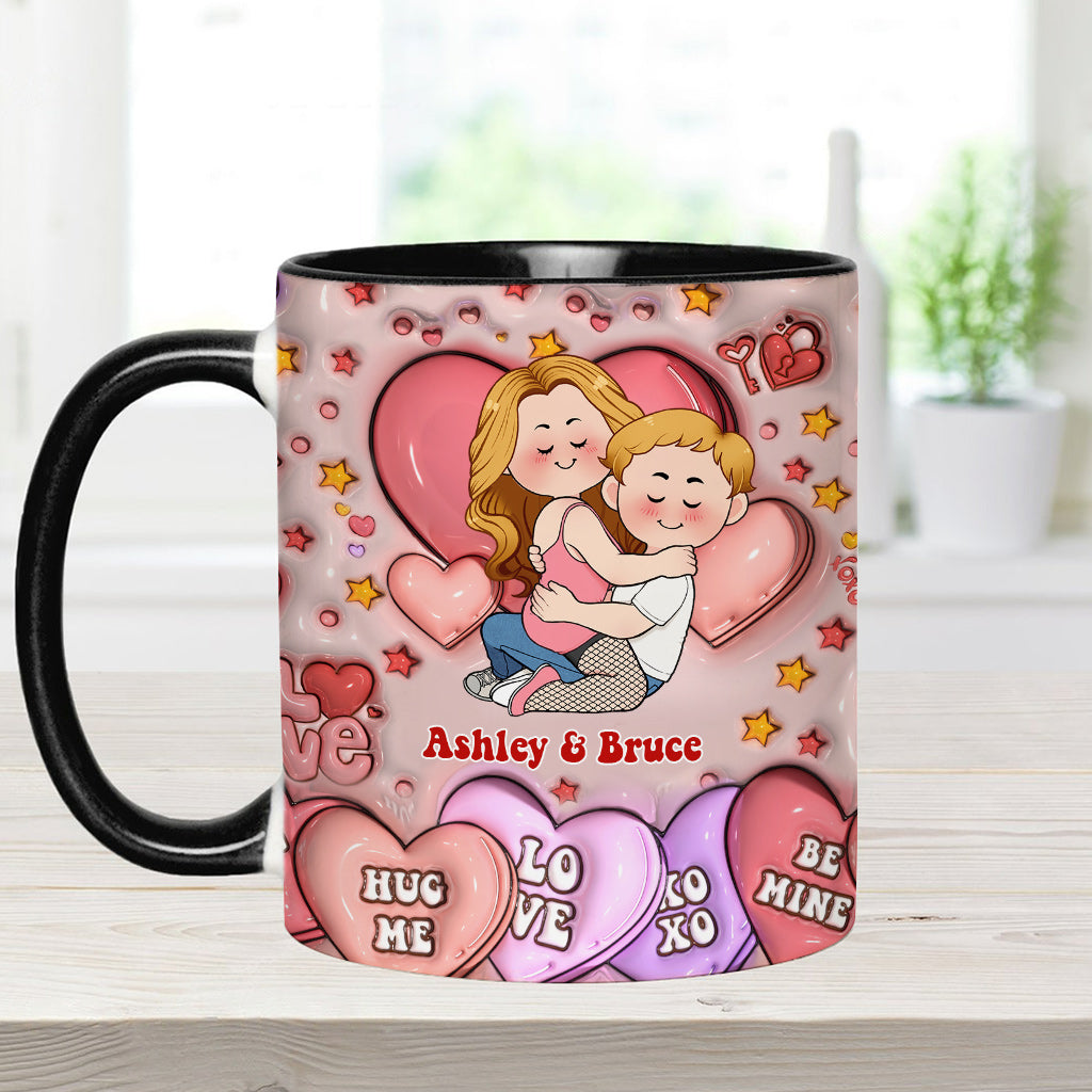 Ich liebe dich – Personalisierte Tasse für Paare