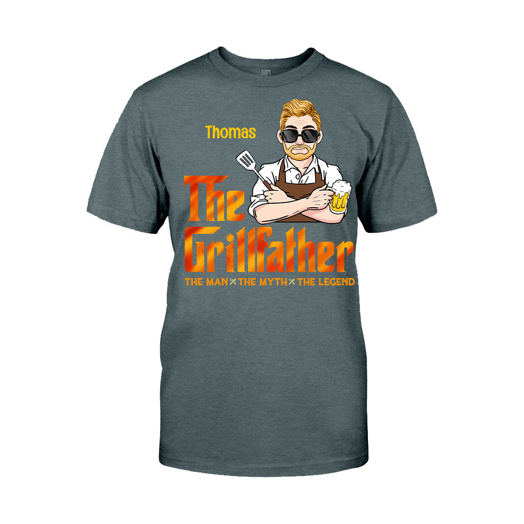 Der Grillvater – Personalisiertes Grill-T-Shirt und Hoodie