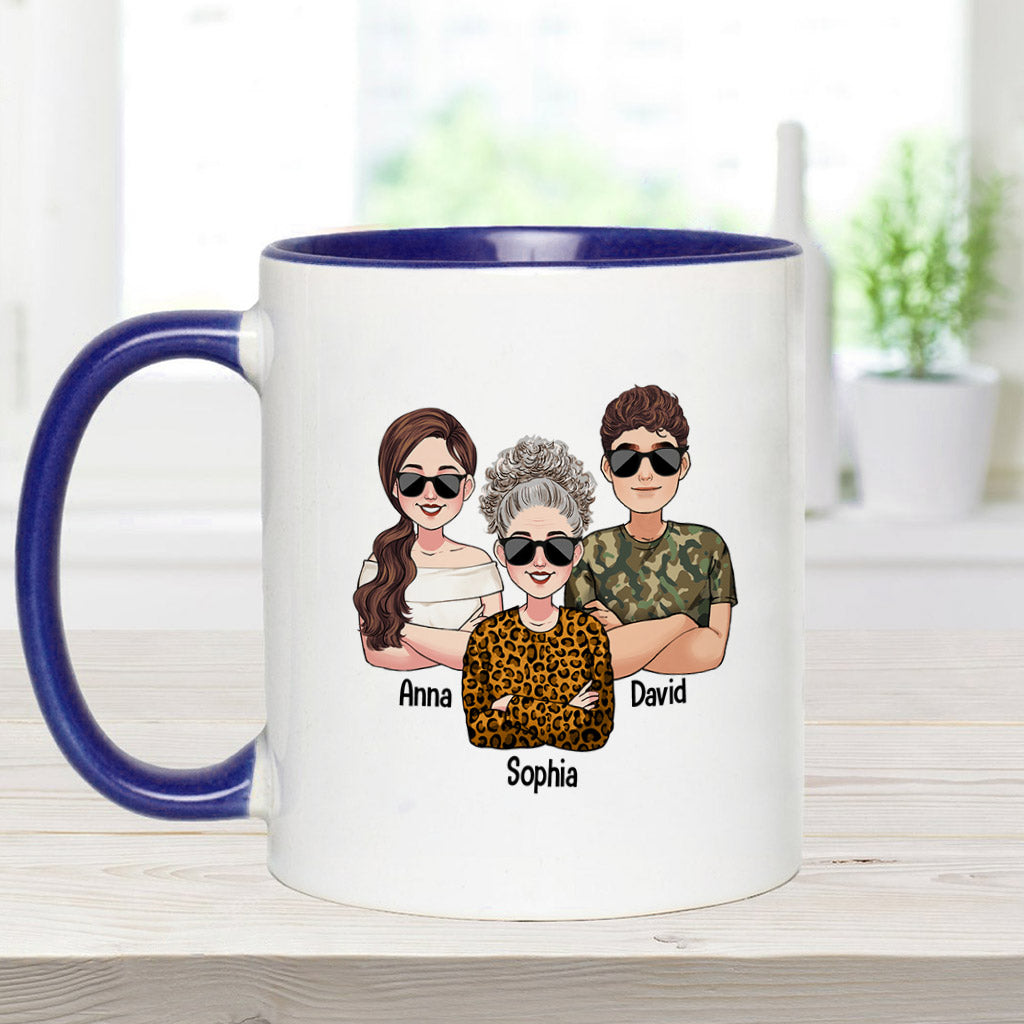 A Mug From Your Son/ Daughter - Personalized Mother Accent Mug
