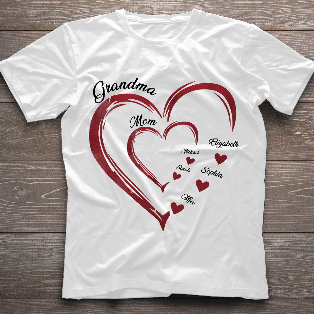 Omas Lieblinge/Mamas Lieblinge – Personalisiertes Oma-T-Shirt und Hoodie