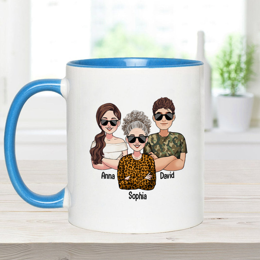 A Mug From Your Son/ Daughter - Personalized Mother Accent Mug