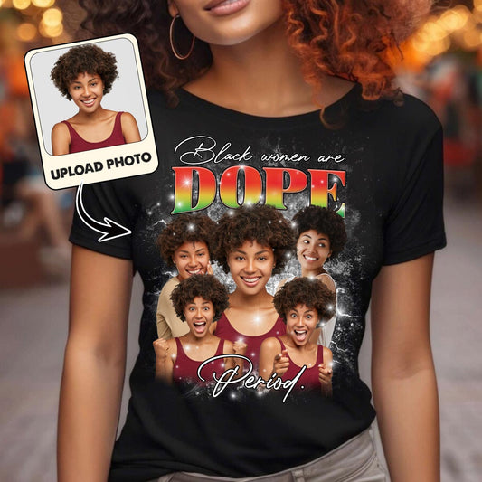Schwarze Frauen sind einfach großartig! – Personalisiertes T-Shirt und Hoodie für Afroamerikanerinnen