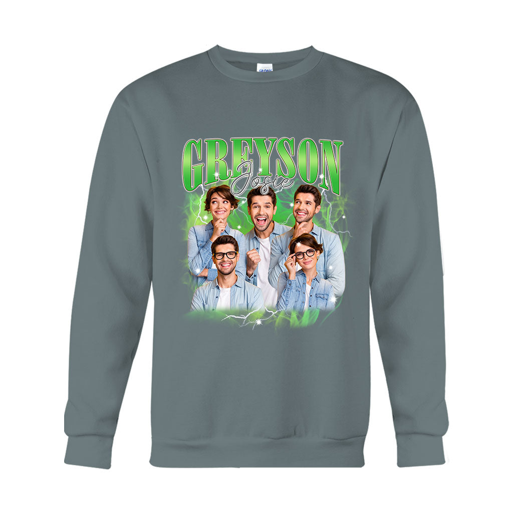Individueller Text und Fotos – das perfekte Geschenk für jeden Anlass – personalisiertes T-Shirt und Hoodie