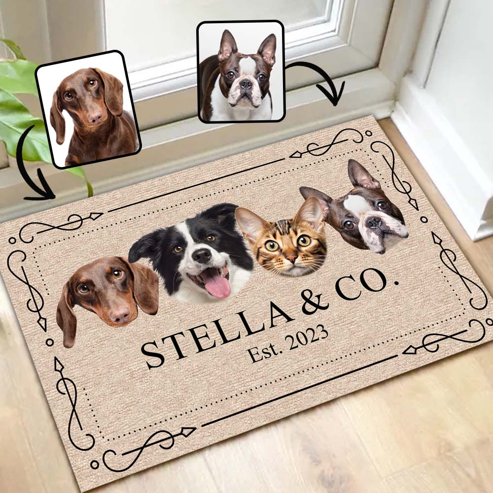 Dogs Cats Pets & Co. - Personalized Dog Doormat
