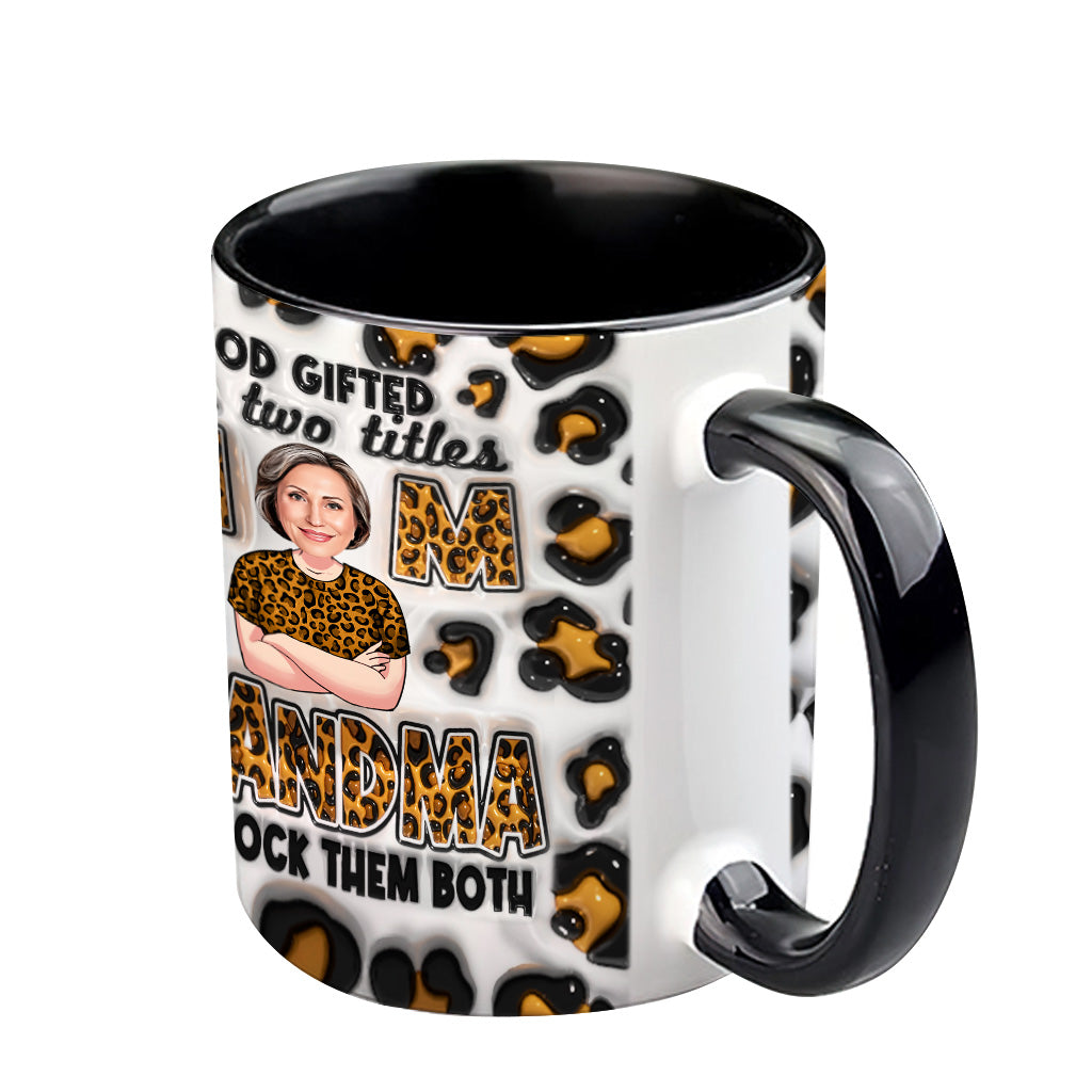 Gott schenkte mir zwei Titel – Personalisierte Tasse mit Oma-Akzent