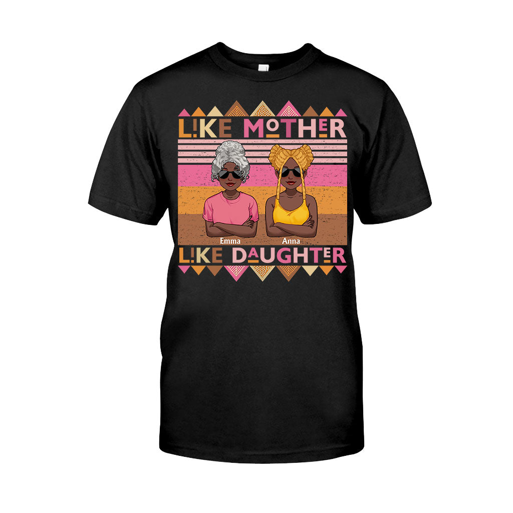 Wie die Mutter, so die Tochter – Personalisiertes T-Shirt und Hoodie für Afroamerikanerinnen