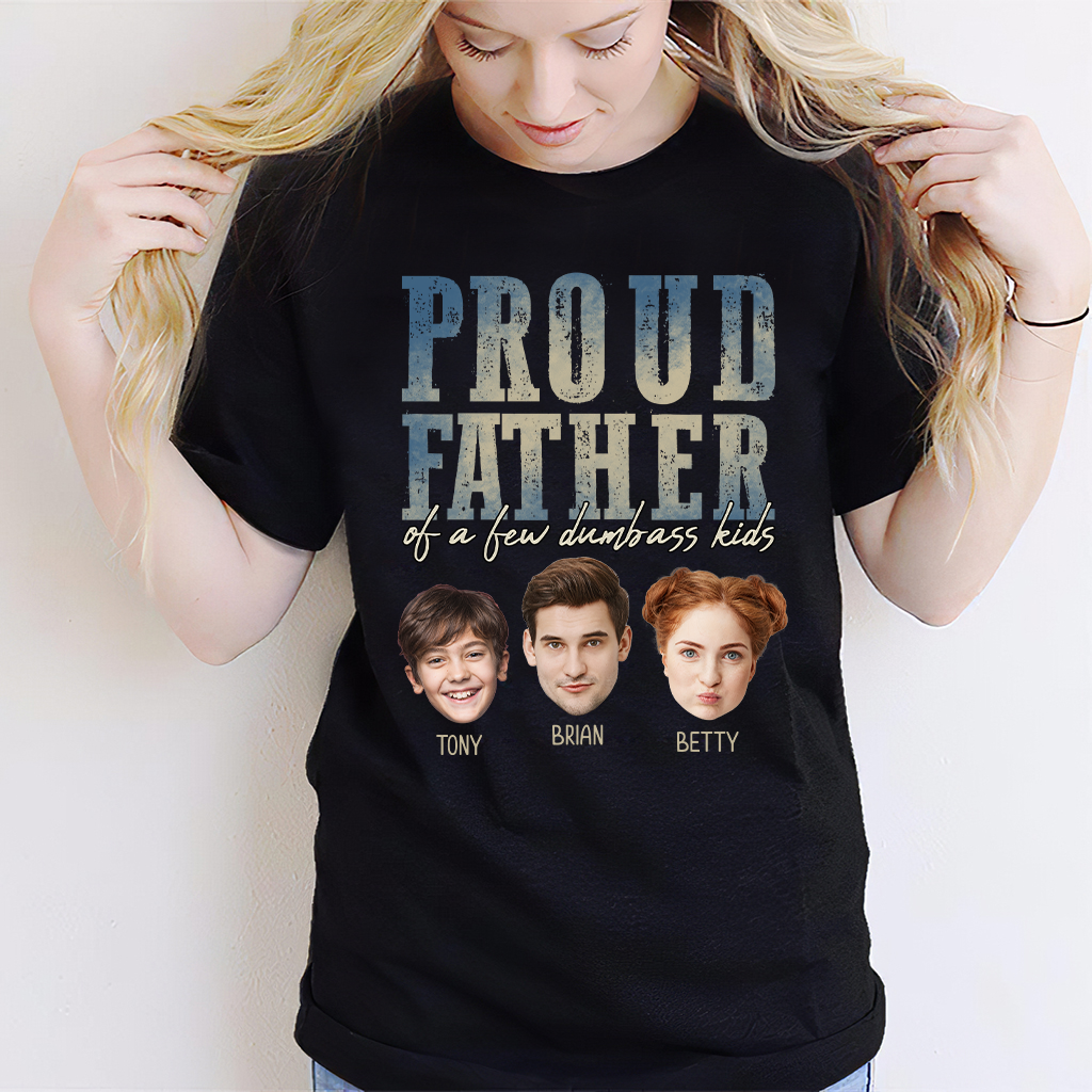 Stolzer Vater und Mutter einiger Dummköpfe – Personalisiertes Vater-T-Shirt und Hoodie