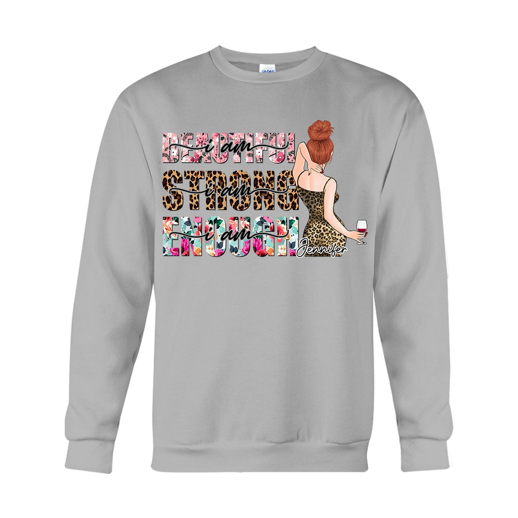 Positive Affirmationen zur Selbstliebe – Personalisiertes T-Shirt und Hoodie