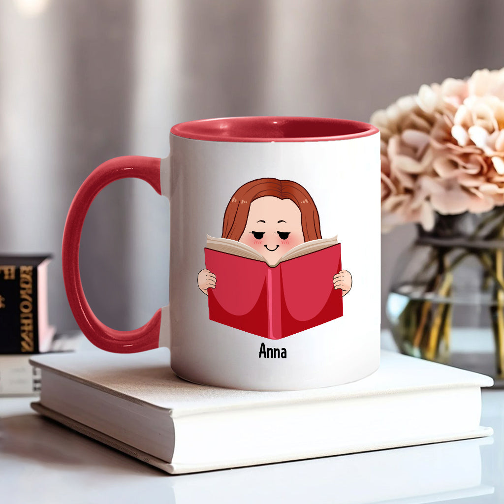 Dieses Buch, das ich gerade lese, ist praktisch Pornografie – personalisierte Buch-Tasse