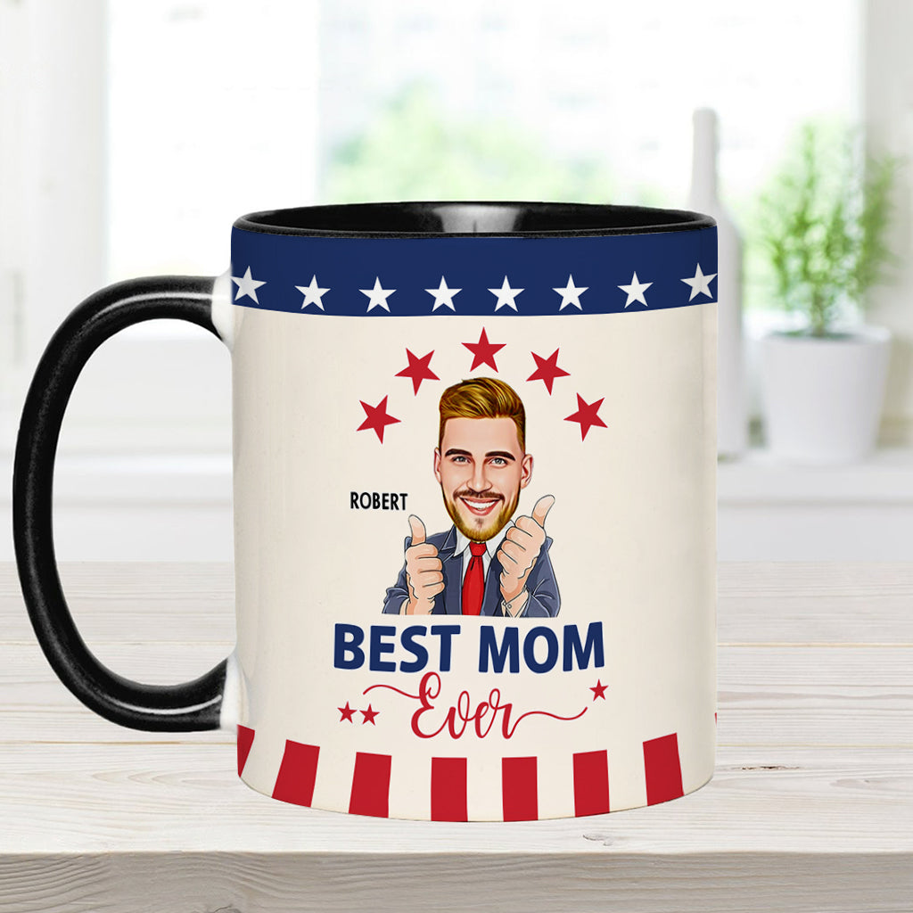 Best Mom Ever - Personalized Accent Mug