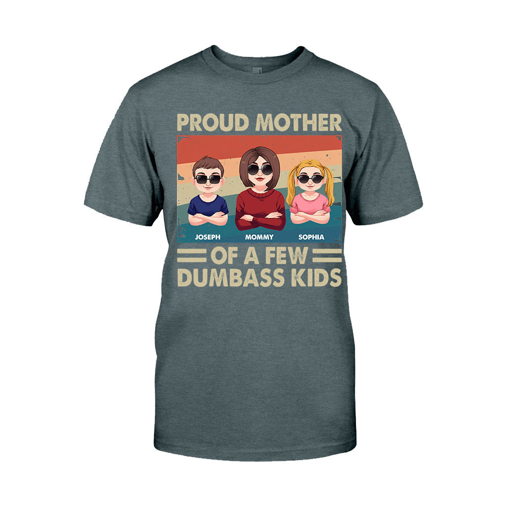 Stolze Mutter mehrerer Kinder – Personalisiertes Mutter-T-Shirt und Hoodie
