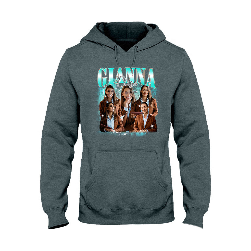 Individueller Text und Fotos – das perfekte Geschenk für jeden Anlass – personalisiertes T-Shirt und Hoodie