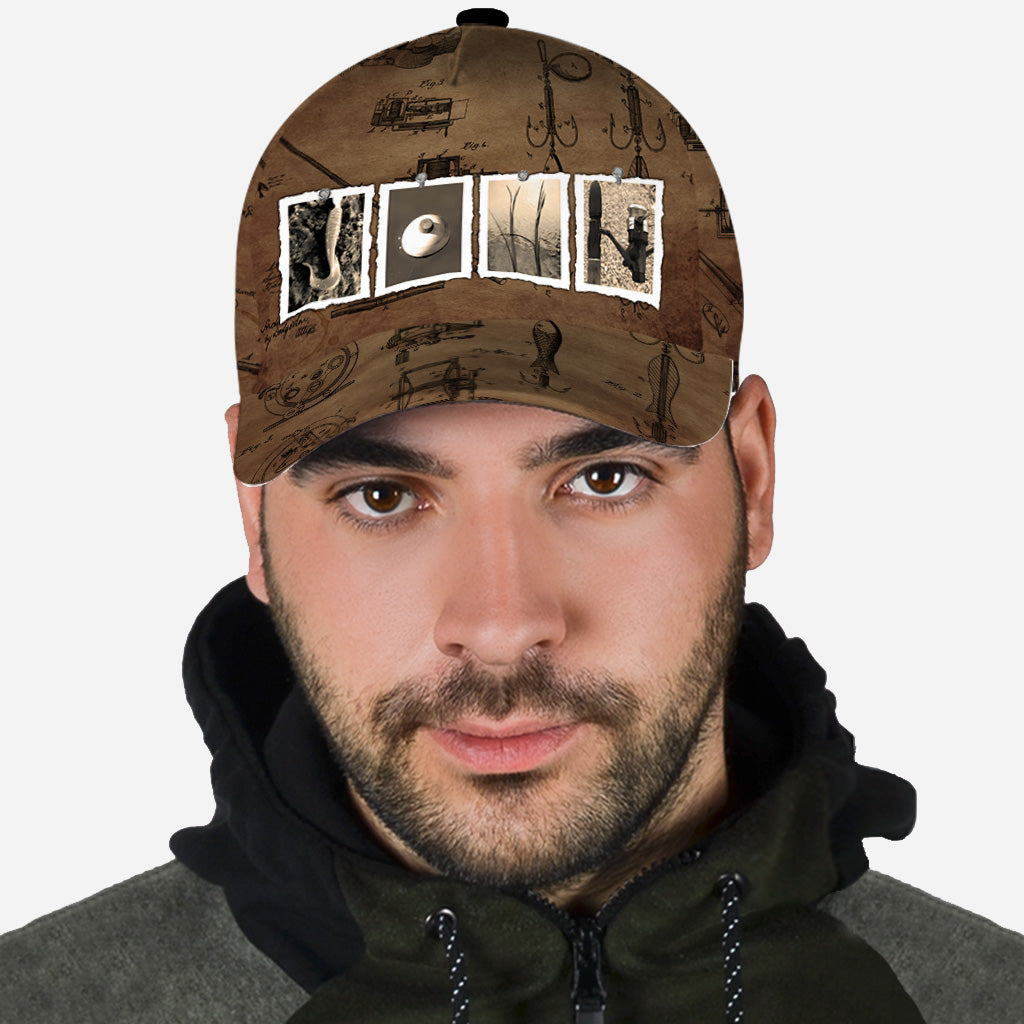 Vintage Fishing Custom Name - Personalized Fishing Classic Cap