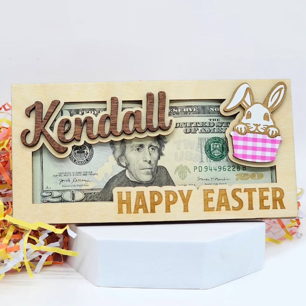 Hasen-Geldhalter - Personalisierter Osterhasen-Geldhalter