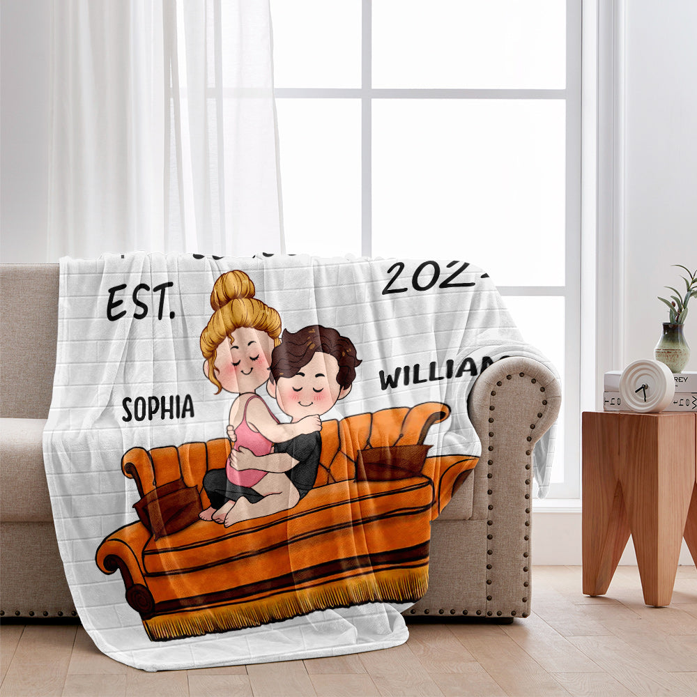 Ehemann & Ehefrau – Personalisierte Decke für Ehemann und Ehefrau
