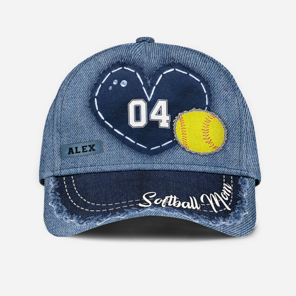 Softball Mom - Personalized Softball Classic Cap