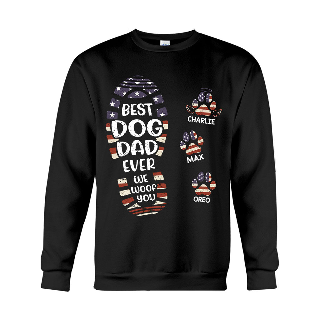 Alles Gute zum Vatertag an den besten Hunde-/Katzenpapa – personalisiertes Vater-T-Shirt und Hoodie