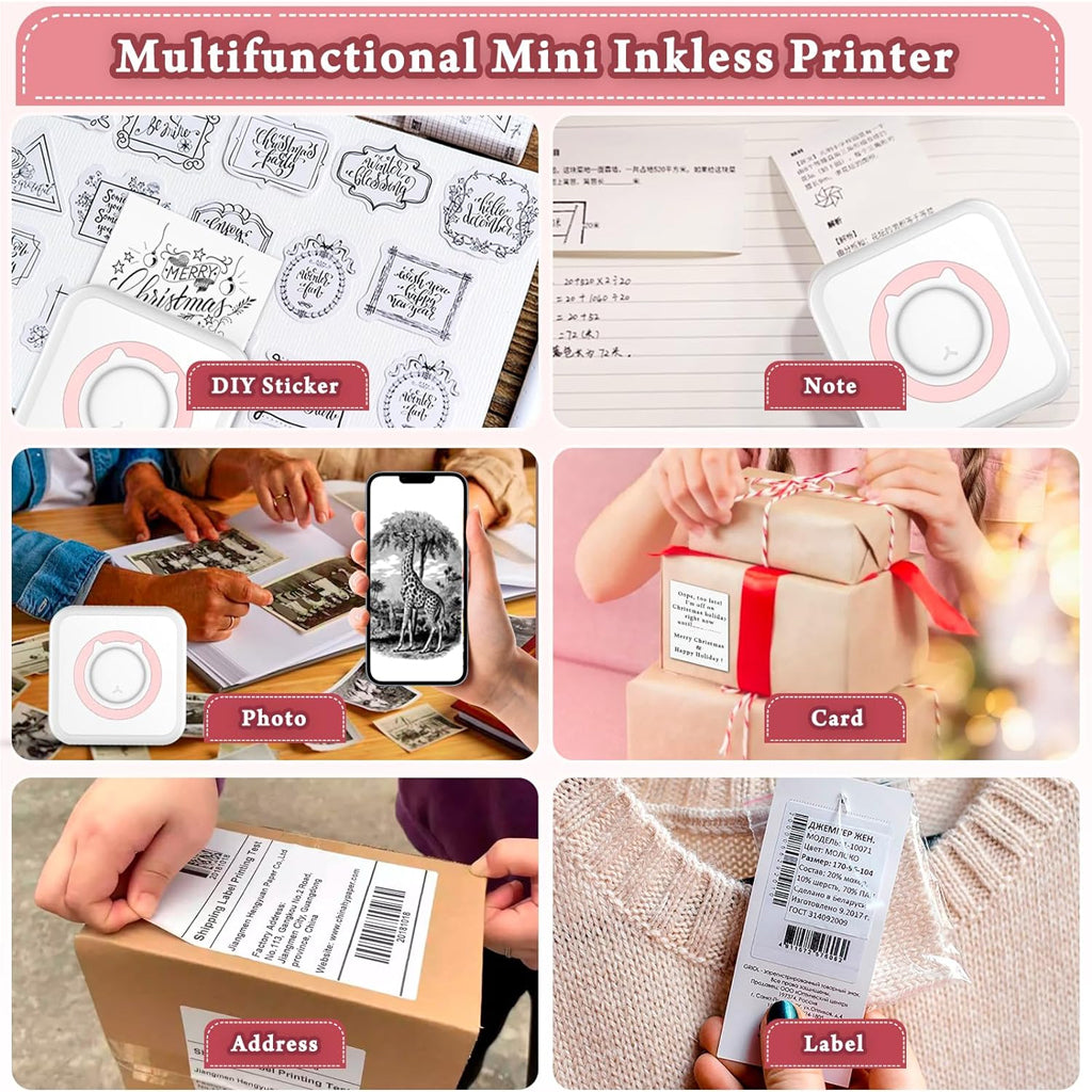 Mini Thermal Printer Cute Cat - Mini Thermal Printer