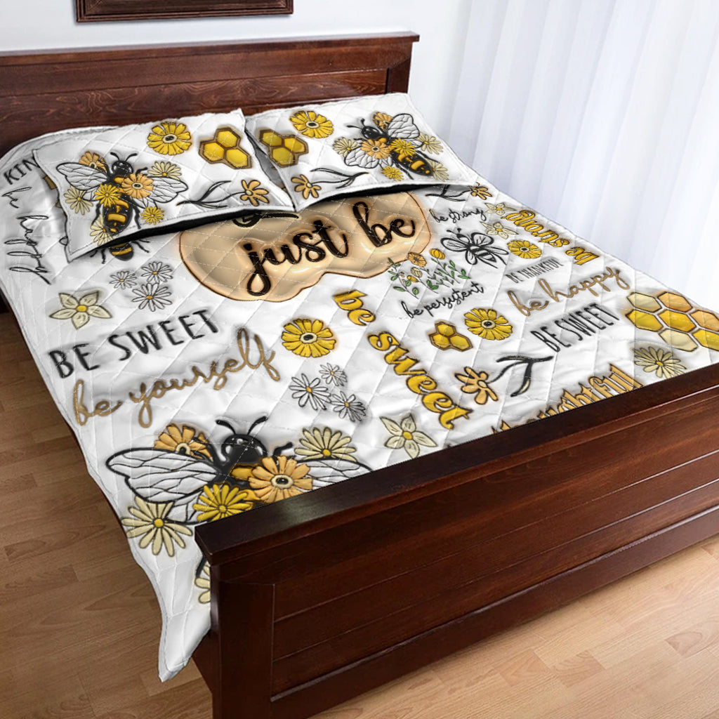 Just Bee Happy - Personalized Quilt Set