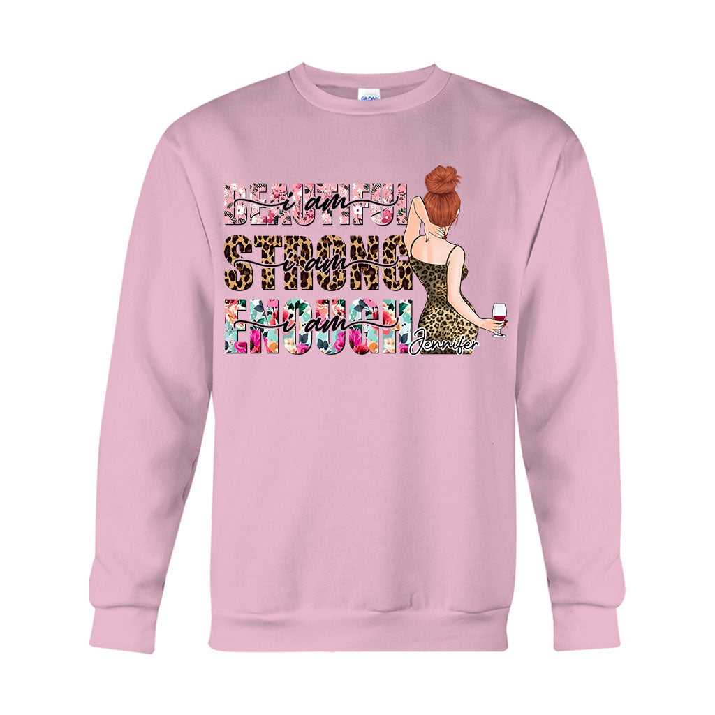 Positive Affirmationen zur Selbstliebe – Personalisiertes T-Shirt und Hoodie
