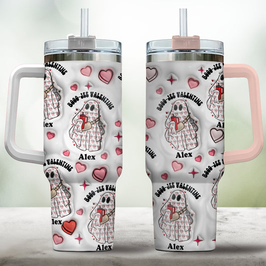 Boo Jee Valentine – Personalisierter Becher mit Henkel