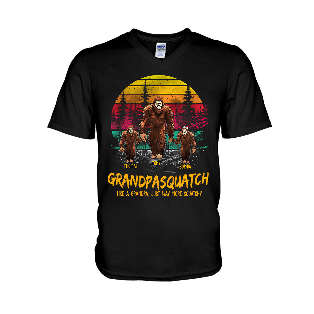 Papasquatch – Personalisiertes Vater-T-Shirt und Hoodie