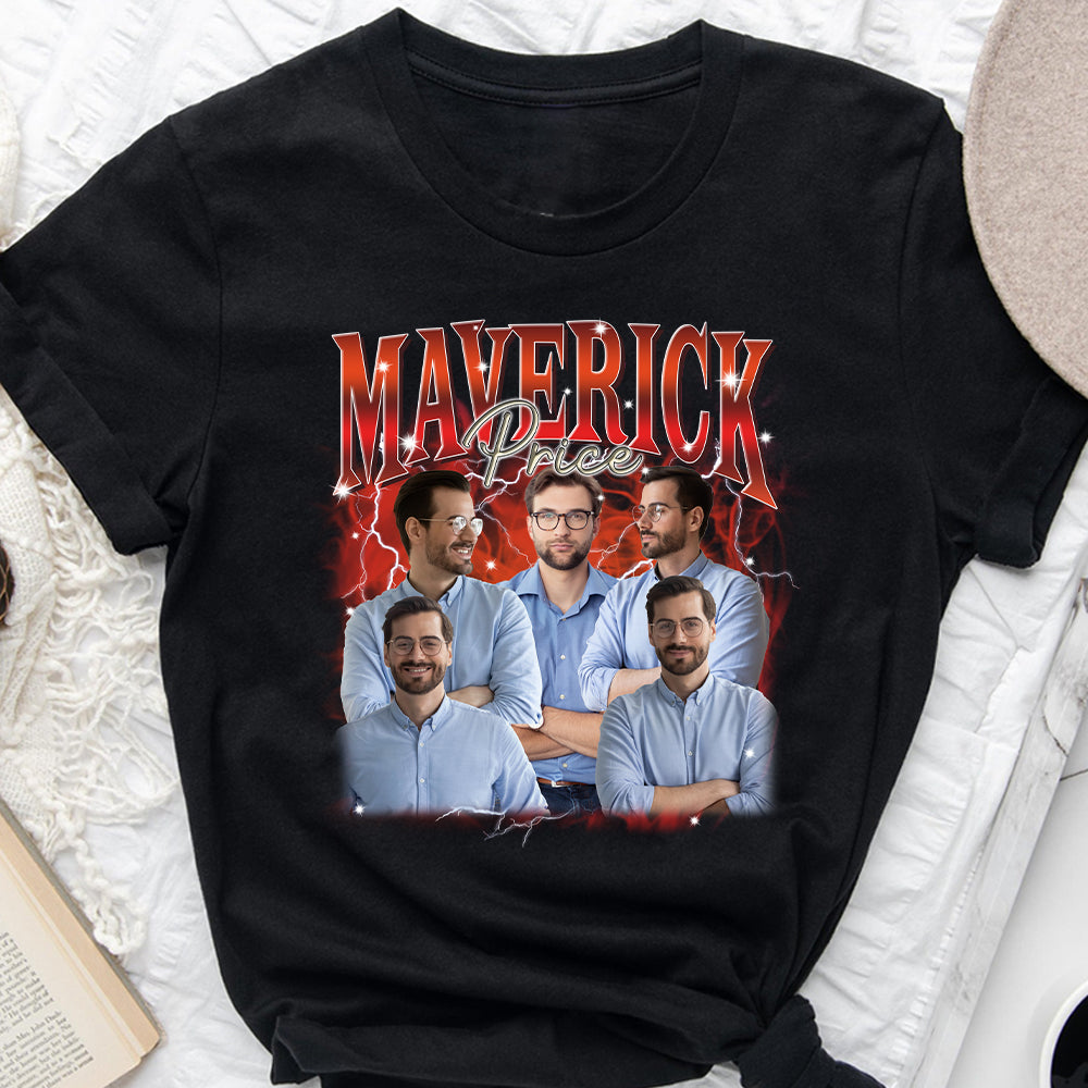 Individueller Text und Fotos – das perfekte Geschenk für jeden Anlass – personalisiertes T-Shirt und Hoodie