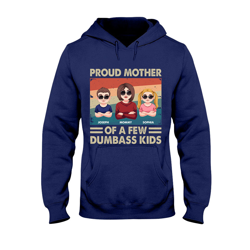 Stolze Mutter mehrerer Kinder – Personalisiertes Mutter-T-Shirt und Hoodie