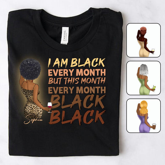 Blackity Black – Personalisiertes T-Shirt und Hoodie für Afroamerikaner