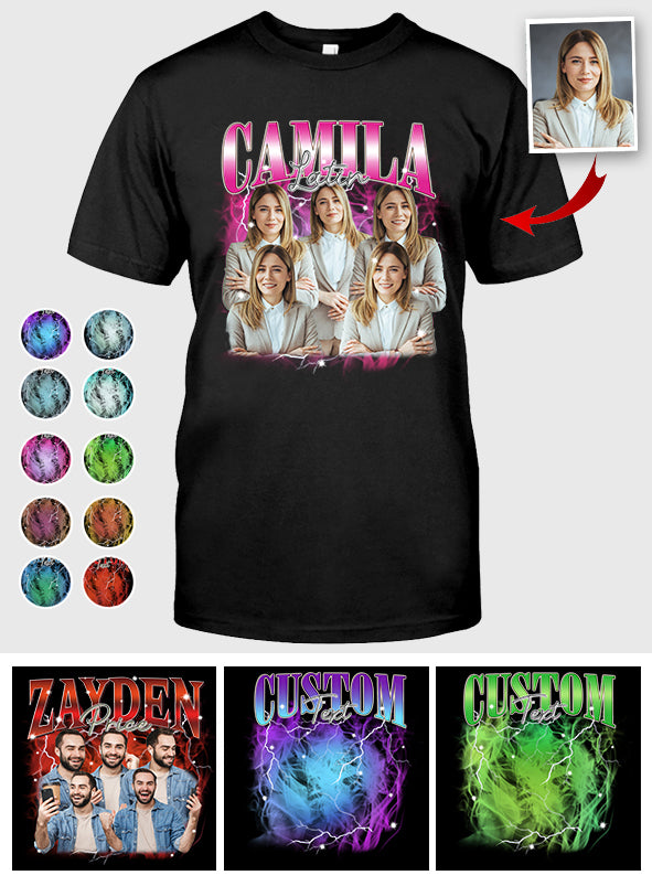 Individueller Text und Fotos – das perfekte Geschenk für jeden Anlass – personalisiertes T-Shirt und Hoodie