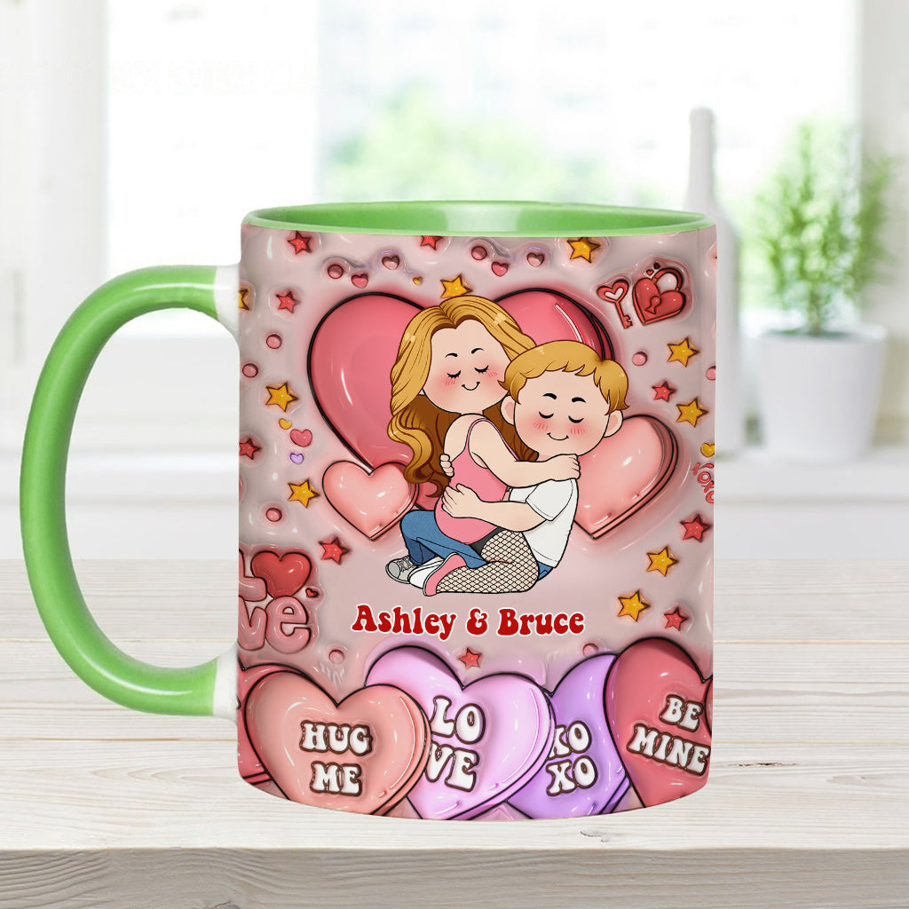 Ich liebe dich – Personalisierte Tasse für Paare