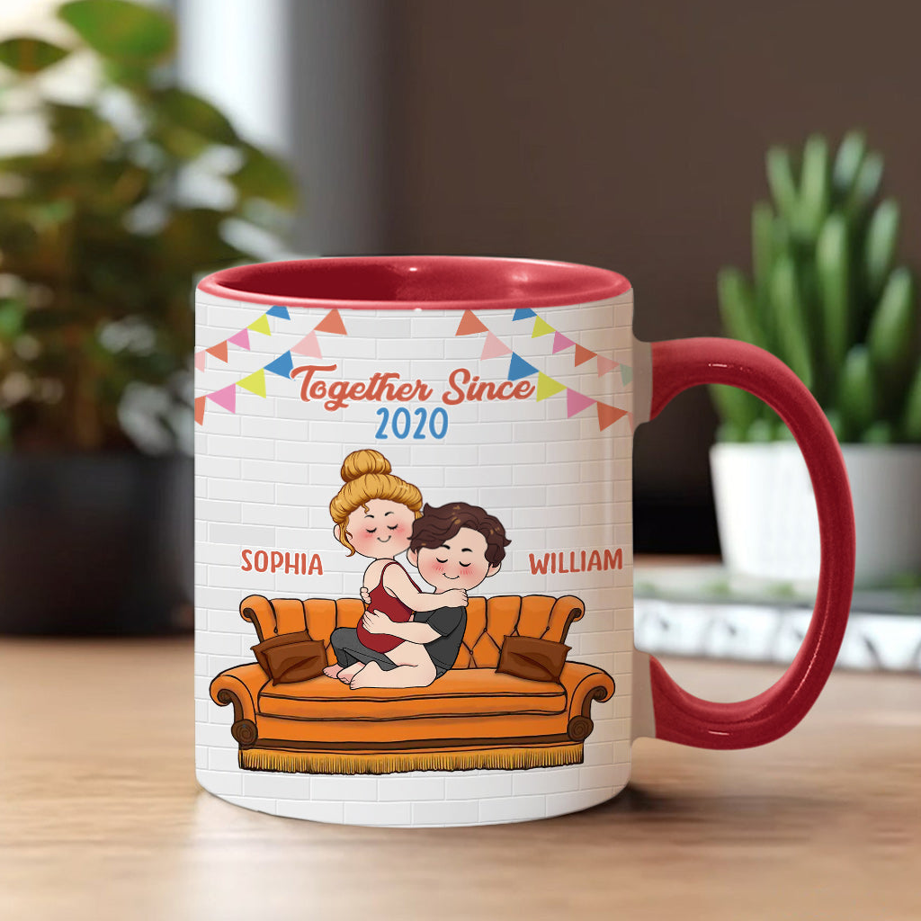 Ich gehöre dir – Keine Rückgabe oder Rückerstattung – Personalisierte Tasse für Paare