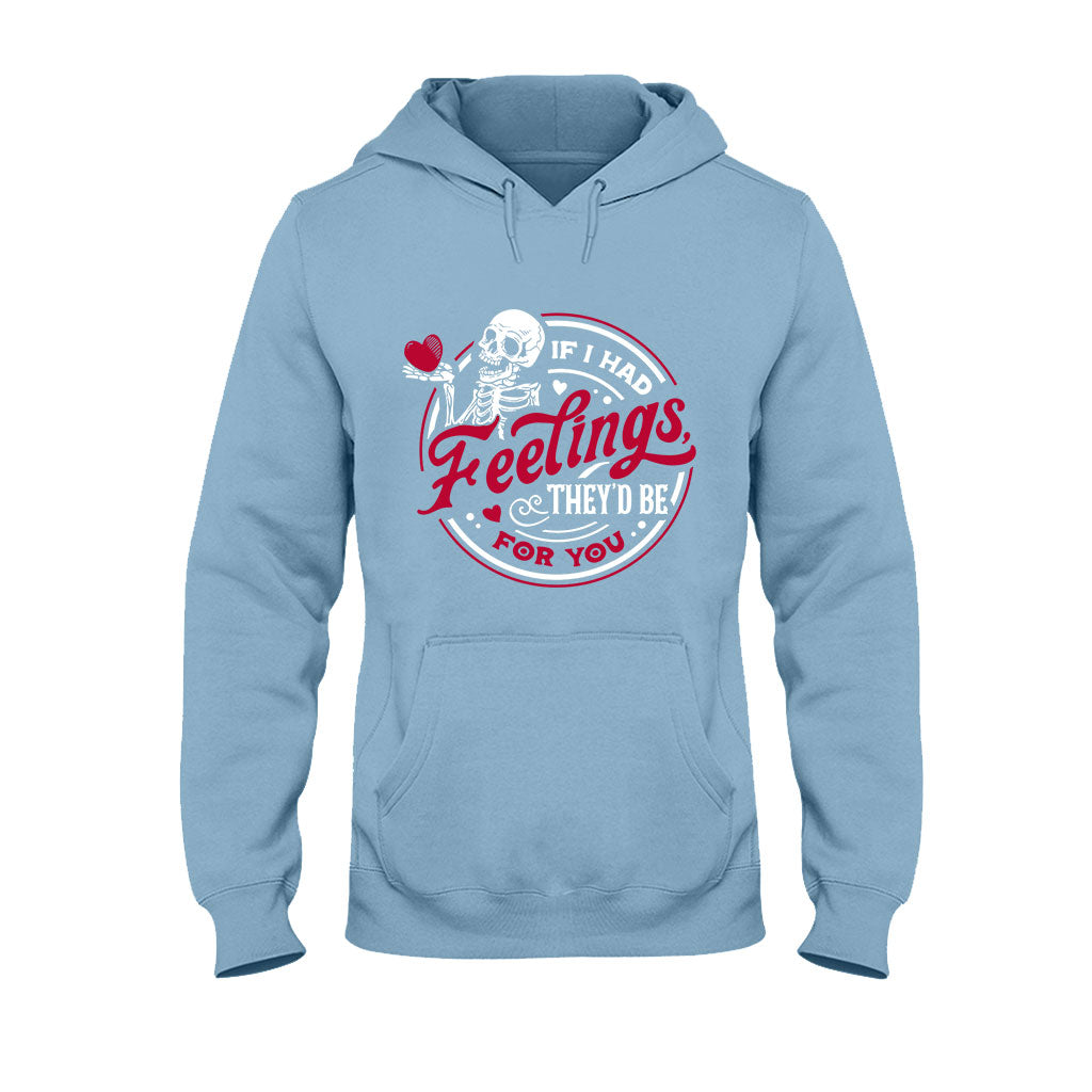 Wenn ich Gefühle für dich hätte – Partner-T-Shirt und Hoodie